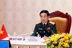 Thượng tướng Phan Văn Giang, Ủy viên Bộ Chính trị, Phó Bí thư Quân ủy Trung ương, Bộ trưởng Bộ Quốc phòng. (Ảnh: Phạm Kiên/TTXVN)