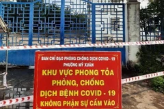 Khu vực Nhà máy giấy Sài Gòn đang bị phong tỏa tạm thời. (Nguồn: tienphong.vn)