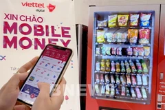 Phần mềm Mobile Money của Viettel. (Ảnh: Trần Hằng/Bnews/Vietnam+)