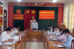 Kỳ họp thứ 7 của Ủy ban Kiểm tra Tỉnh ủy Bình Thuận. (Nguồn: plo)