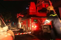 Lực lượng phòng cháy chữa cháy. (Ảnh minh họa: An Đăng/TTXVN)