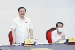 [Photo] Chủ tịch Quốc hội Vương Đình Huệ làm việc với Ban Dân nguyện 
