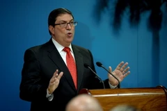 Bộ trưởng Ngoại giao Cuba Bruno Rodriguez. (Ảnh: AFP/TTXVN)