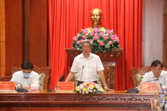 Thứ trưởng Nguyễn Trường Sơn phát biểu. (Ảnh: Minh Trí/TTXVN)