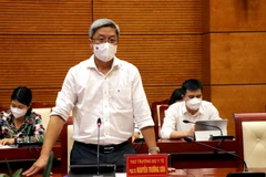 Thứ trưởng Bộ Y tế Nguyễn Trường Sơn. (Ảnh: Đinh Văn Nhiều/TTXVN)