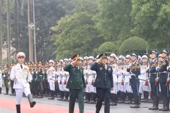 Lễ đón Bộ trưởng Quốc phòng Trung Quốc thăm chính thức Việt Nam