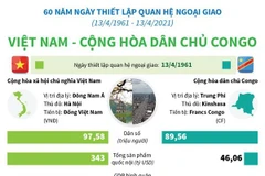 [Infographics] Quan hệ Việt Nam và Cộng hòa dân chủ Congo