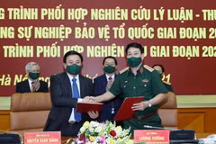 Hội nghị tổng kết phối hợp nghiên cứu lý luận-thực tiễn về quốc phòng