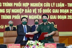 Hội nghị tổng kết phối hợp nghiên cứu lý luận-thực tiễn về quốc phòng