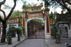 Đền Đống Nước. (Nguồn: sovhtt.hanoi.gov.vn)