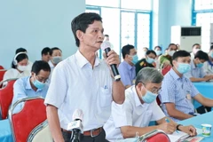 Cử tri Thành phố Hồ Chí Minh. (Ảnh: Thống Nhất/TTXVN)