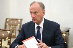 Thư ký Hội đồng an ninh LB Nga Nikolai Patrushev tham dự cuộc họp ở Moskva, Nga. (Ảnh: AFP/TTXVN)