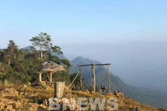 Bản Pà Cò đón Xuân. (Ảnh: Thúy Hiền/Bnews/TTXVN/Vietnam+)