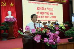 Chủ tịch UBND tỉnh Thừa Thiên-Huế Nguyễn Văn Phương nhiệm kỳ 2016-2021. (Ảnh: Đỗ Trưởng/TTXVN)