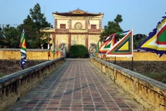 Công trình Tàng Thơ Lâu. (Ảnh: Đỗ Trưởng/TTXVN)