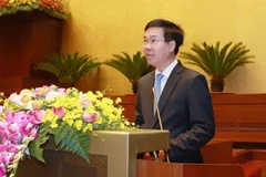 Ông Võ Văn Thưởng, Ủy viên Bộ Chính trị, Thường trực Ban Bí thư. (Ảnh: Phương Hoa/TTXVN)