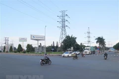 Đường vào Khu công nghiệp Biên Hòa 2. (Ảnh: Minh Hưng/TTXVN)