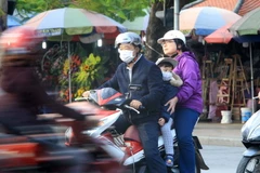 Việc thực hiện đeo khẩu trang nơi công cộng vẫn chưa được người dân thực hiện nghiêm túc. (Ảnh: An Đăng/TTXVN)