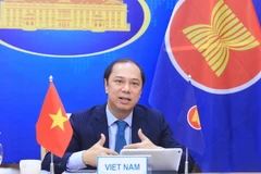 Thứ trưởng Bộ Ngoại giao Nguyễn Quốc Dũng. (Ảnh: Lâm Khánh/TTXVN) 