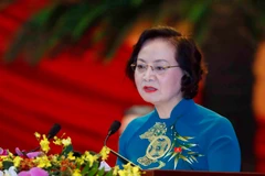 Bộ trưởng Nội vụ Phạm Thị Thanh Trà. (Ảnh: TTXVN)