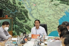 Phó Thủ tướng Lê Văn Thành phát biểu chỉ đạo. (Ảnh: Vũ Sinh/TTXVN)