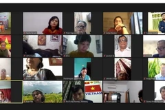 Hội thảo kỷ niệm 131 năm ngày sinh Chủ tịch Hồ Chí Minh tại Ấn Độ. (Ảnh: Huy Lê/TTXVN)