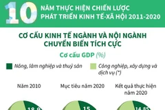 [Infographics] Cơ cấu kinh tế ngành và nội ngành chuyển biến tích cực