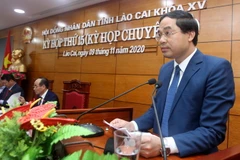 Ông Trịnh Xuân Trường, Chủ tịch Ủy ban Nhân dân tỉnh Lào Cai. (Ảnh: Quốc Khánh/TTXVN)