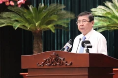 Chủ tịch UBND TP Hồ Chí Minh Nguyễn Thành Phong. (Ảnh: Trần Xuân Tình/TTXVN)