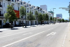 Đại lộ Lênin ngày thường đông đúc nay trở thưa thớt, ít phương tiện lưu thông. (Ảnh: Văn Tý/TTXVN)