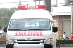 Xe cấp cứu. (Ảnh minh họa: Lê Thúy Hằng/TTXVN)