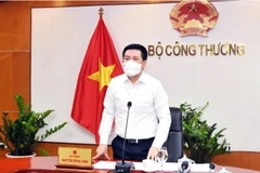 Bộ trưởng Công Thương Nguyễn Hồng Diên. (Ảnh: Trần Việt/TTXVN)