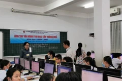 Hội thi tài năng Tin học cấp thành phố. (Nguồn: hcm.edu.vn)
