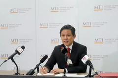 Bộ trưởng Công thương Chan Chun Sing. (Ảnh: Lê Dương/TTXVN)