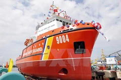Tàu tuần tra cứu hộ 9004 của Cảnh sát biển Việt Nam. Ảnh minh họa. (Nguồn: TTXVN)