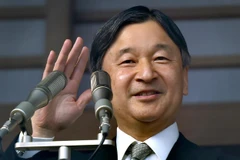 Nhật Hoàng Naruhito phát biểu trước đám đông người dân trong thông điệp mừng Năm Mới 2020 tại Hoàng Cung ở Tokyo ngày 2/1/2020. (Nguồn: AFP/TTXVN)