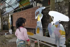 [Photo] Bãi rác "hóa" thành không gian sáng tạo nghệ thuật độc đáo