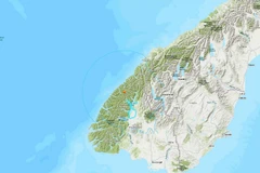 Khu vực xảy ra động đất. (Nguồn: earthquake.usgs.gov)