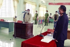 Quang cảnh phiên tòa xét xử. (Nguồn: TTXVN phát)