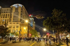 Chiếc máy bay trực thăng xuất hiện trong cuộc biểu tình ở Washington D.C. (Nguồn: popularmechanics.com)