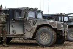 Ảnh tư liệu: Binh sỹ Mỹ tham gia một cuộc diễn tập tại Grafenwoehr, miền Nam Đức, ngày 4/3/2020. (Nguồn: AFP/TTXVN)