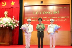 Bộ Công an công bố quyết định bổ nhiệm hai thứ trưởng mới