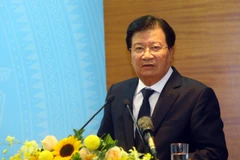 Phó Thủ tướng Trịnh Đình Dũng. (Ảnh: Huy Hùng/TTXVN)