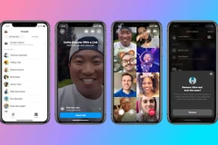 Giao diện Messenger Rooms trên điện thoại di động. (Nguồn: Facebook)