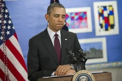 Uy tín của Tổng thống Obama đang xuống thấp trong dân Mỹ. (Nguồn: TTXVN)
