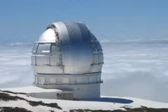 Kính thiên văn quang học lớn nhất thế giới Gran Telescopio đã theo dõi vụ nổ tia gamma của ngôi sao lâu đời nhất. (Nguồn: www.panoramio.com)