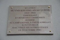 Paris tổ chức tôn vinh chiến sỹ chống phátxít Huỳnh Khương An