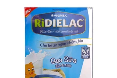 Bột ăn dặm Ridielac Alpha Sữa – Ngũ Cốc