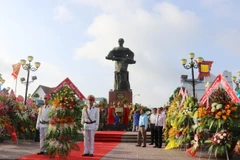 Quang cảnh buổi lễ. (Ảnh: Nam Thái/TTXVN)