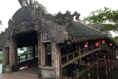 Cầu ngói Thanh Toàn. (Ảnh: Quốc Việt/TTXVN)